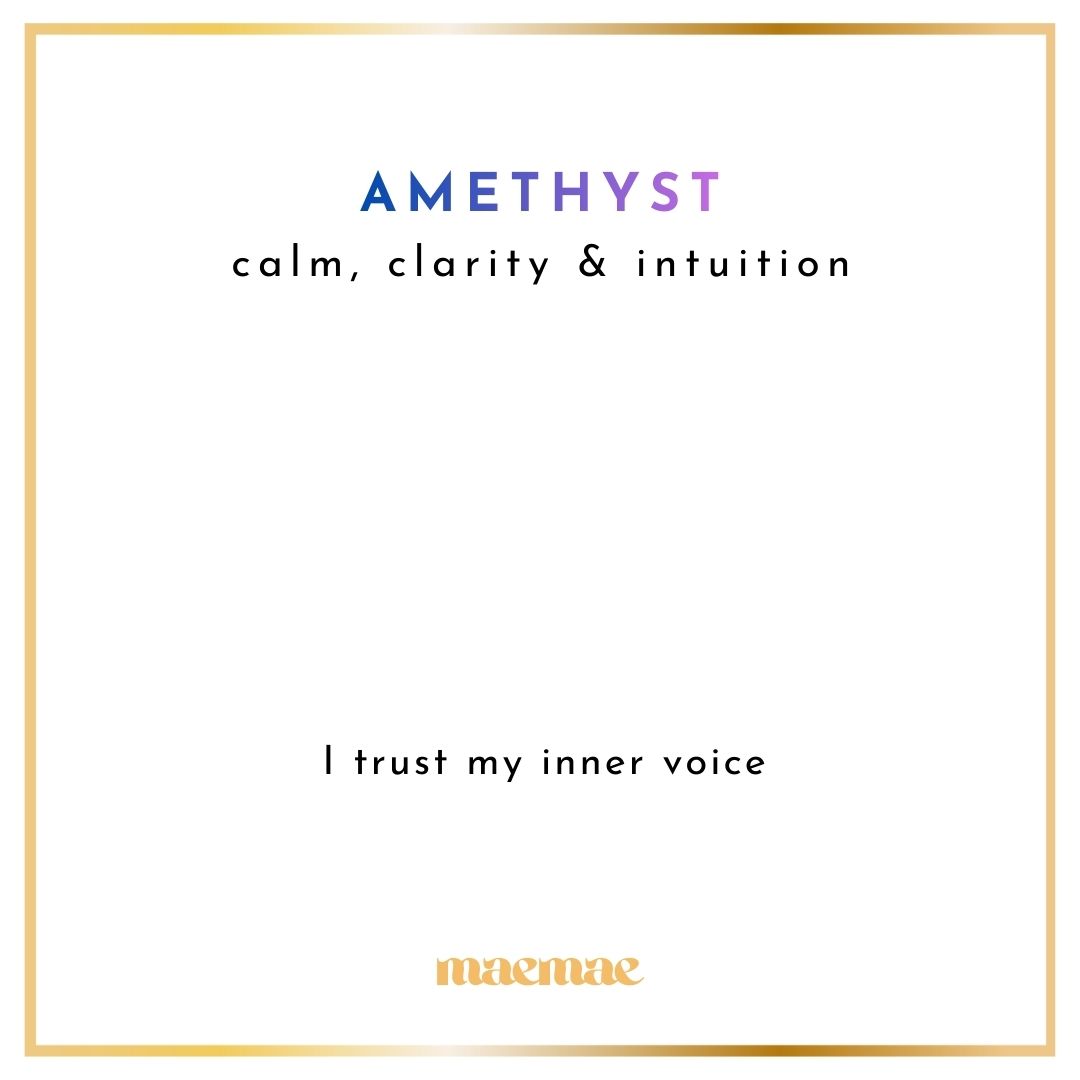 Amethyst Threader Earrings