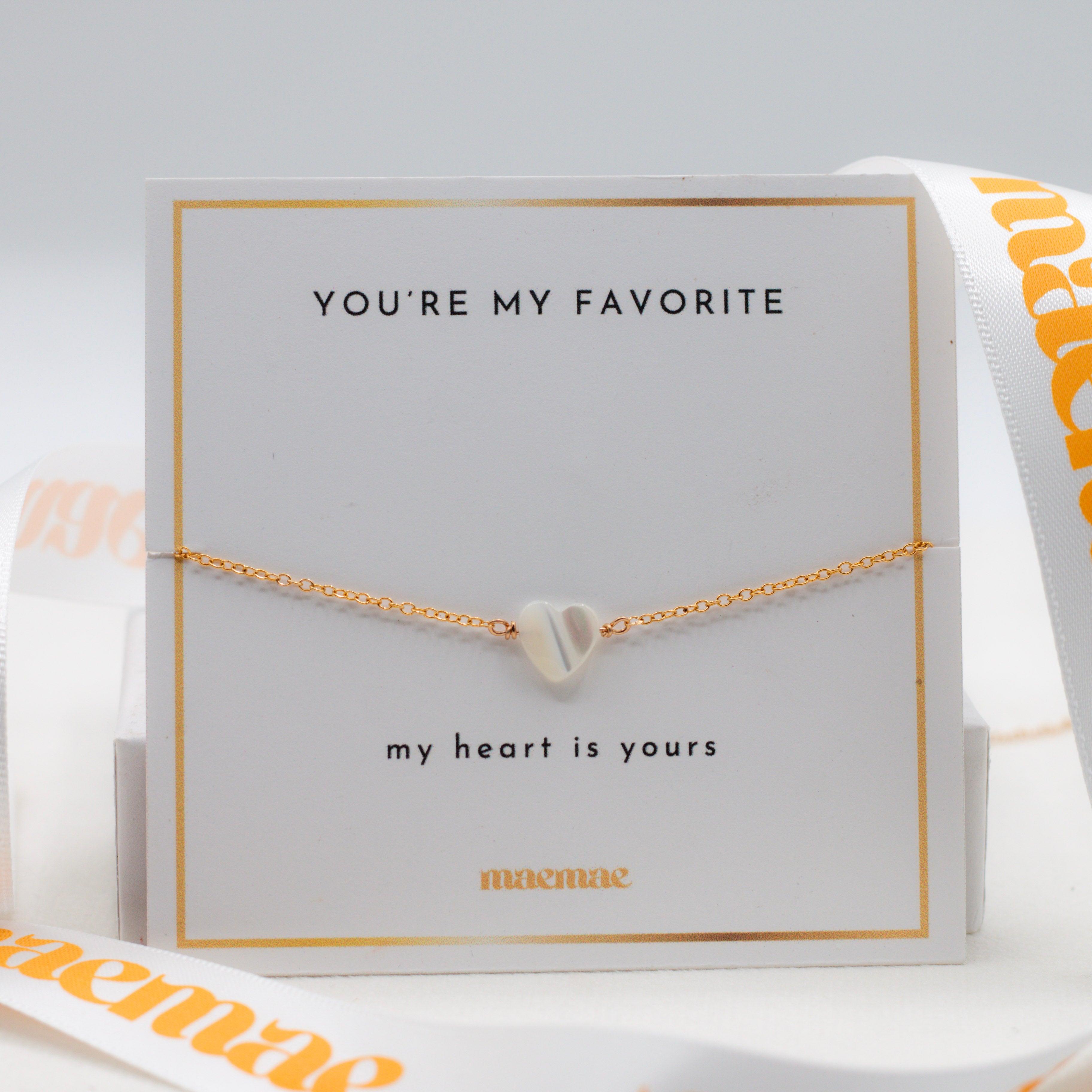 You're my Favorite Heart Bracelet