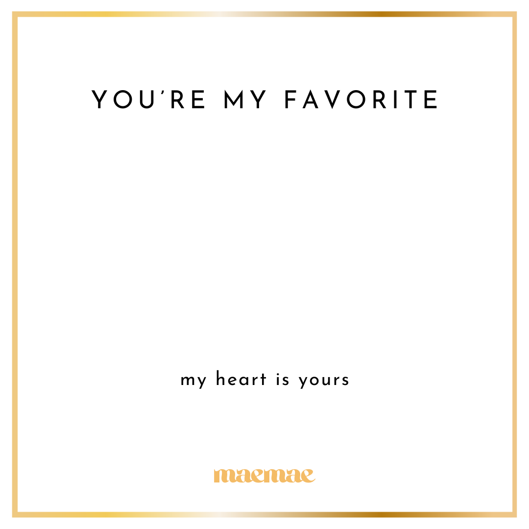 You're my Favorite Heart Bracelet