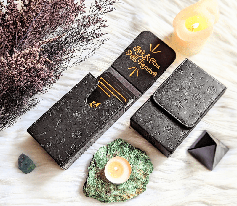 Vegan Leather Tarot Case | Goddess Provisions Dainty