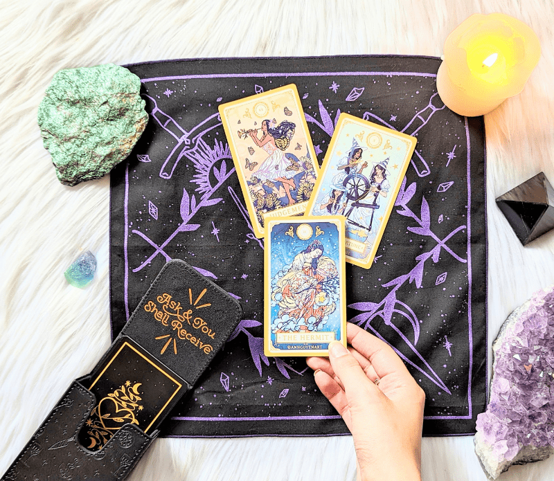 Vegan Leather Tarot Case | Goddess Provisions Dainty