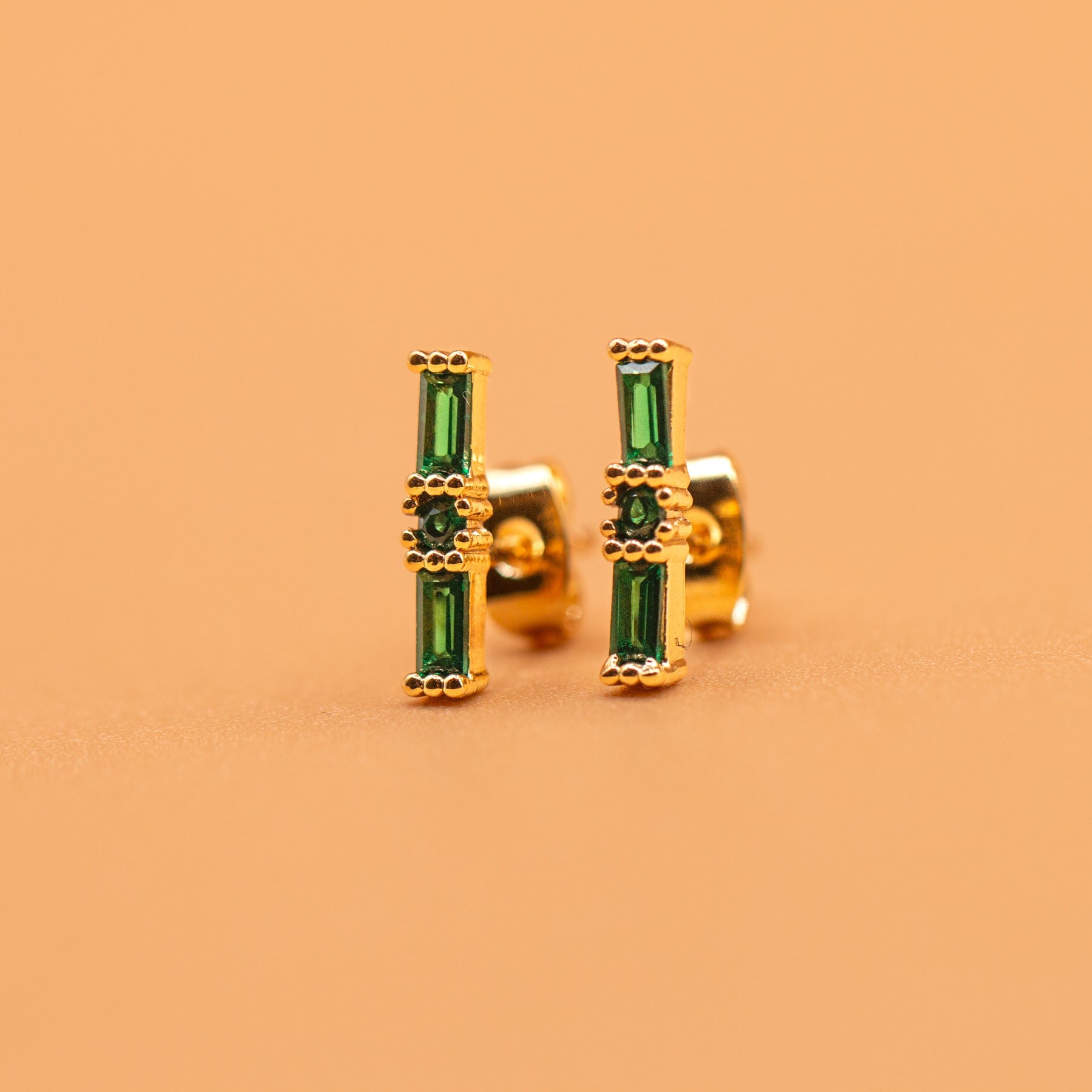 Bamboo Earrings Dainty Earrings