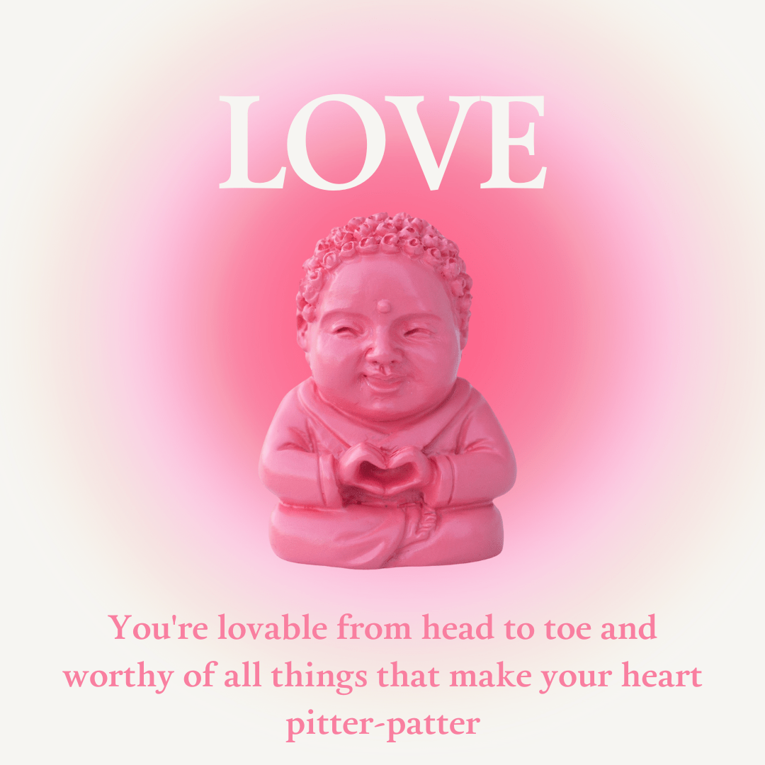 Wish and Love Bundle - Limited Edition Baby Buddha Dainty Home Decor MaeMae Jewelry | Peace Baby Buddha Figurine | Collectibles