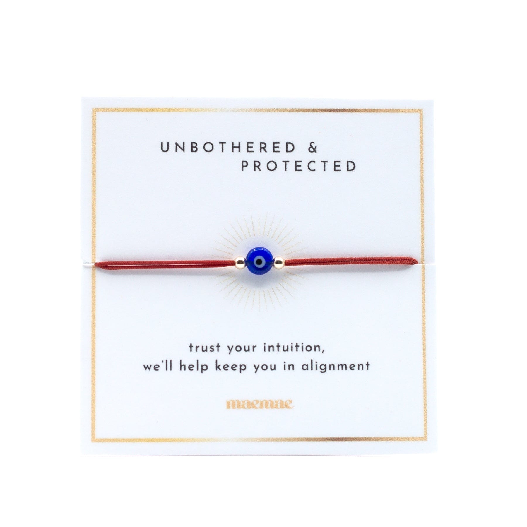 Unbothered & Protected String Bracelet Dainty Unbothered & Protected String Bracelet - MaeMae Jewelry