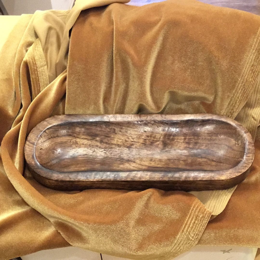 XL Wooden Incense Tray Holder Dainty