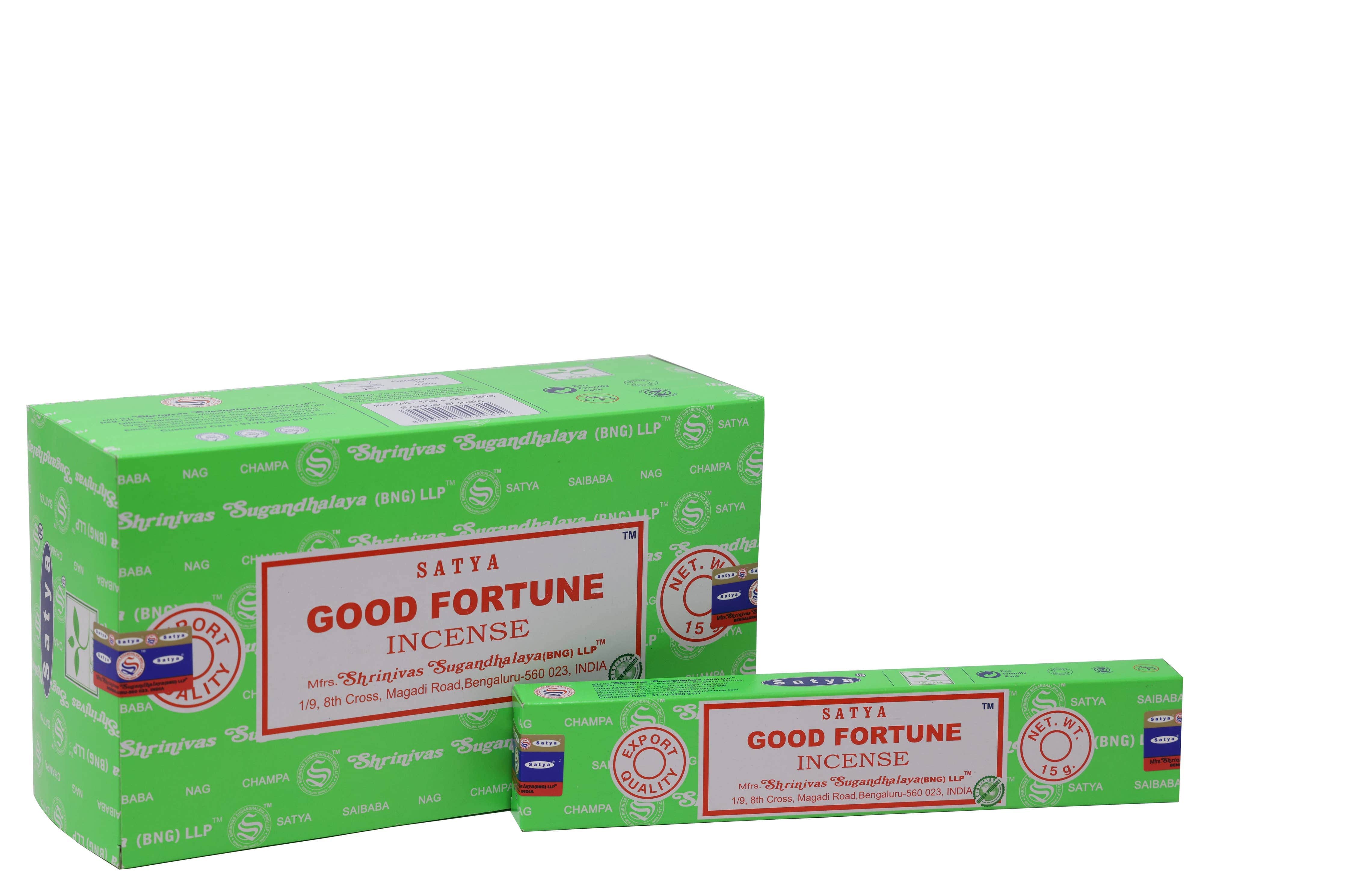 GOOD FORTUNE | Satya Nag Champa Incense Sticks Dainty