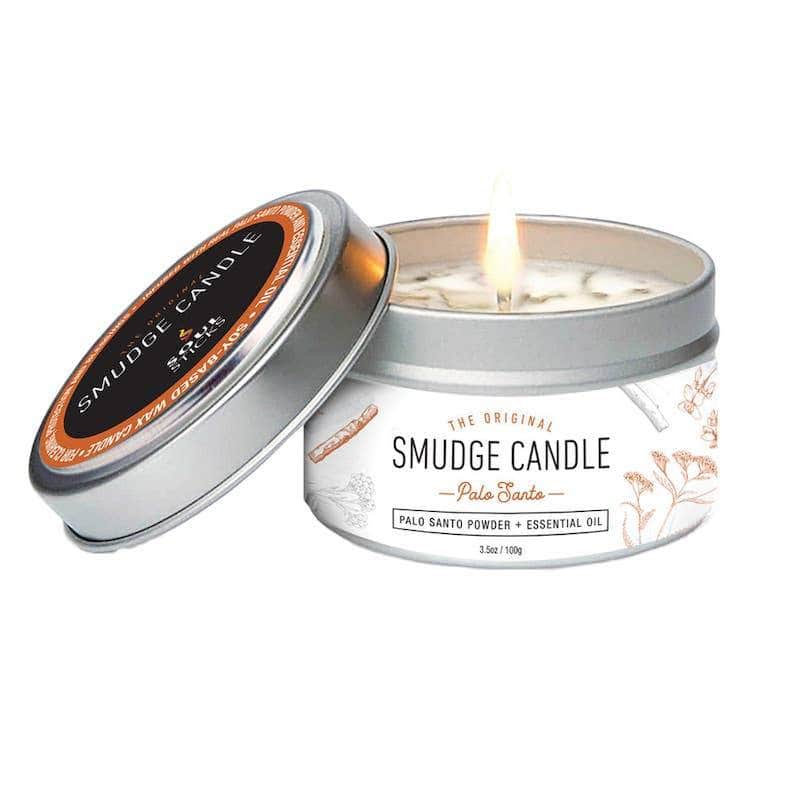 Palo Santo Smudge Tin Jar Candle 100 grams 3.5 oz 6 Pcs Pack Dainty Home Decor