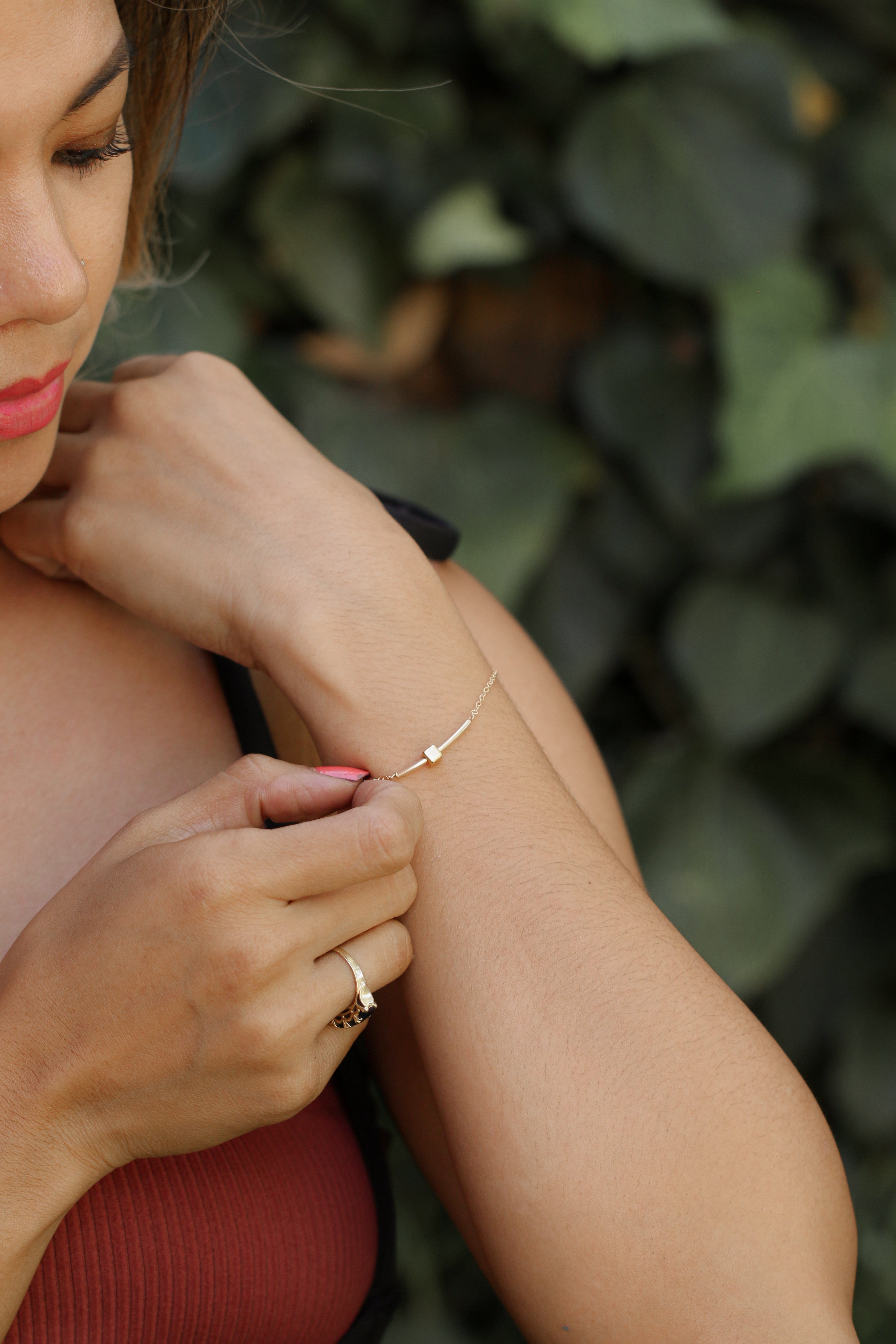 Unplug & Reset Bracelet Dainty Bracelet