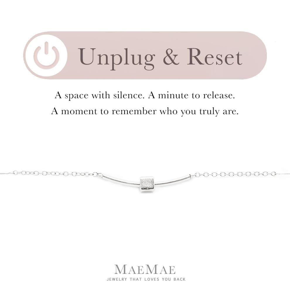 Unplug & Reset Bracelet Dainty Bracelet XS / Sterling Silver