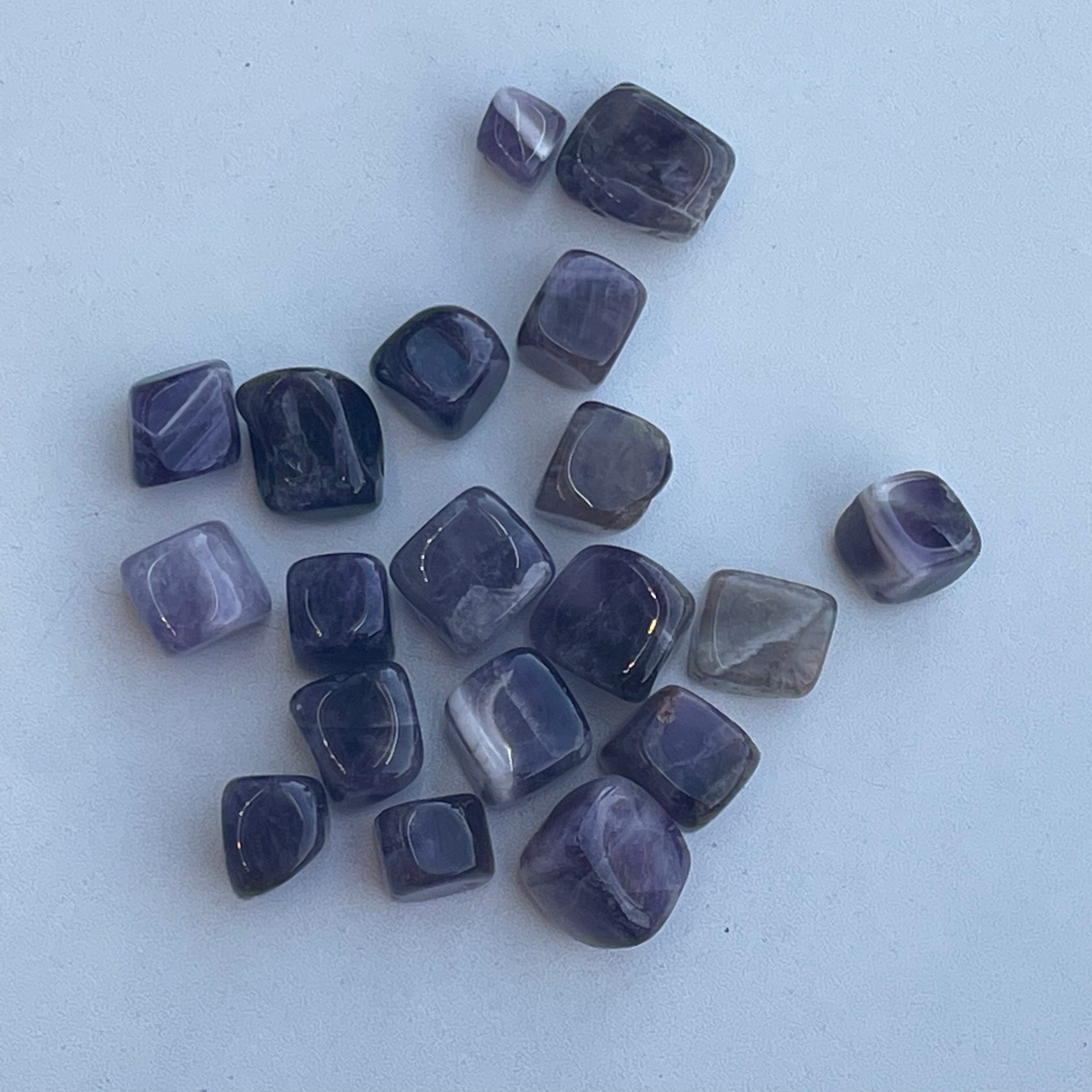Chevron Amethyst Cubes (POS) Dainty