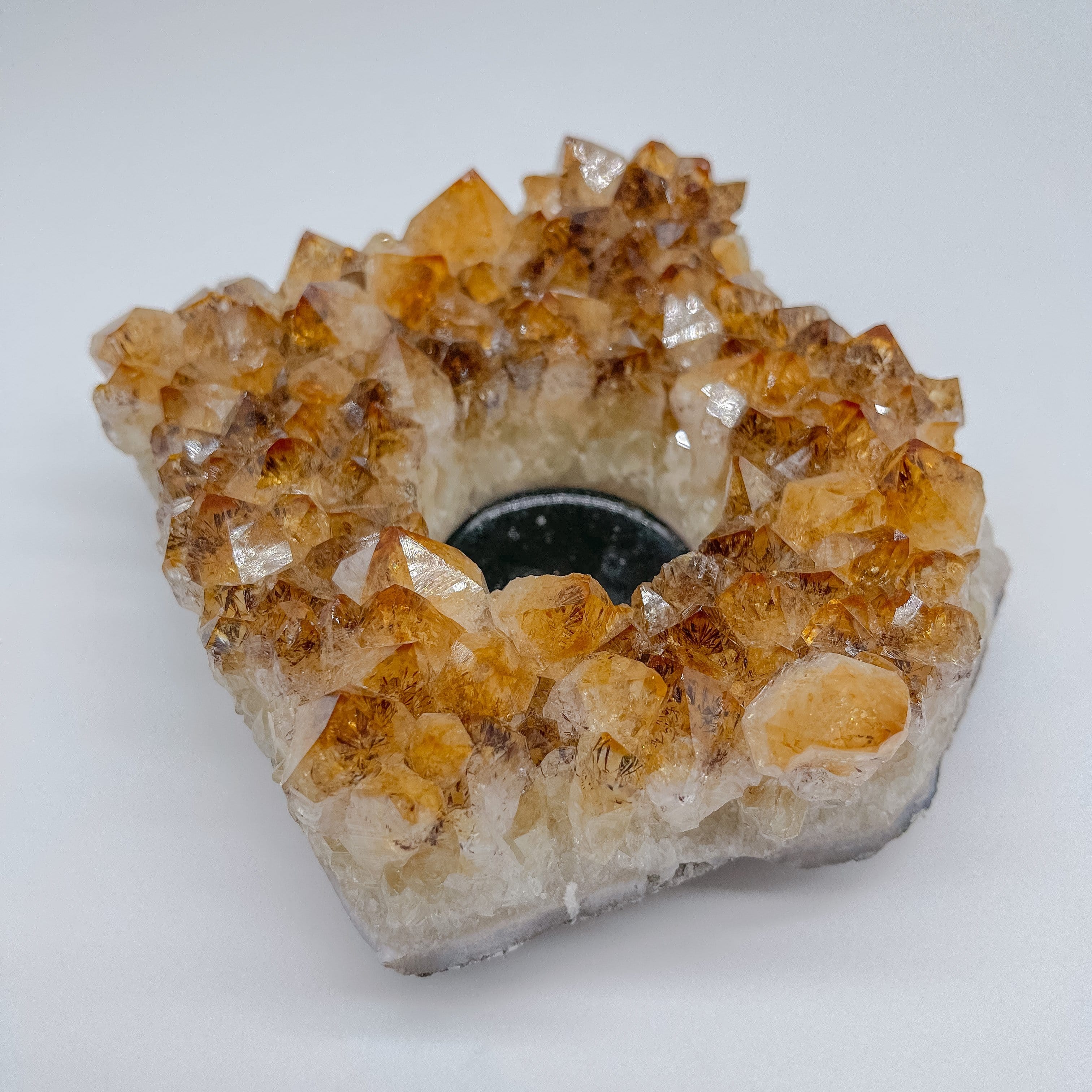 Citrine Candle Holder Dainty