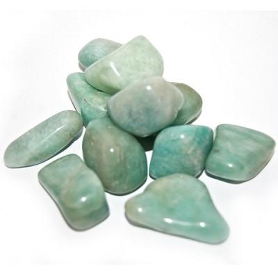 Tumble polished Amazonite from MaeMae jewelry