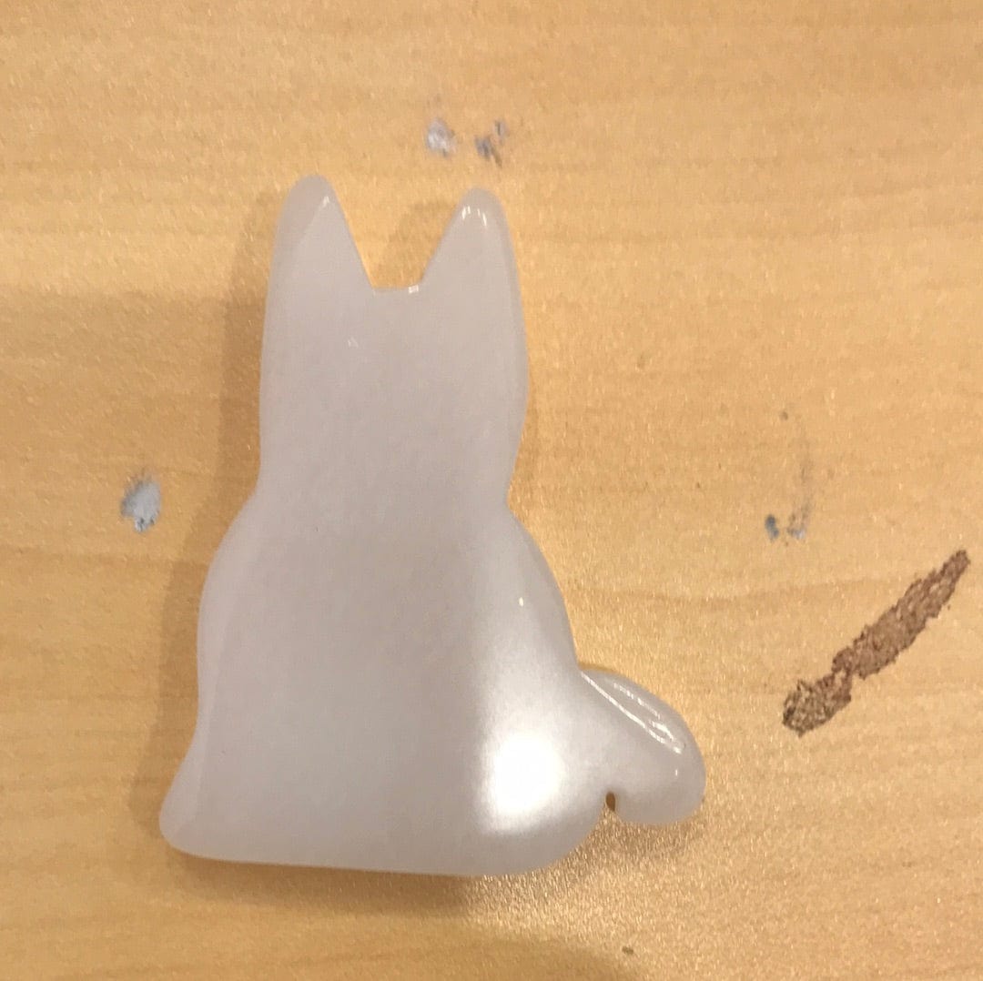 Crystal Cat - Flat, assorted stones (POS) Dainty Crystals Clear Quartz