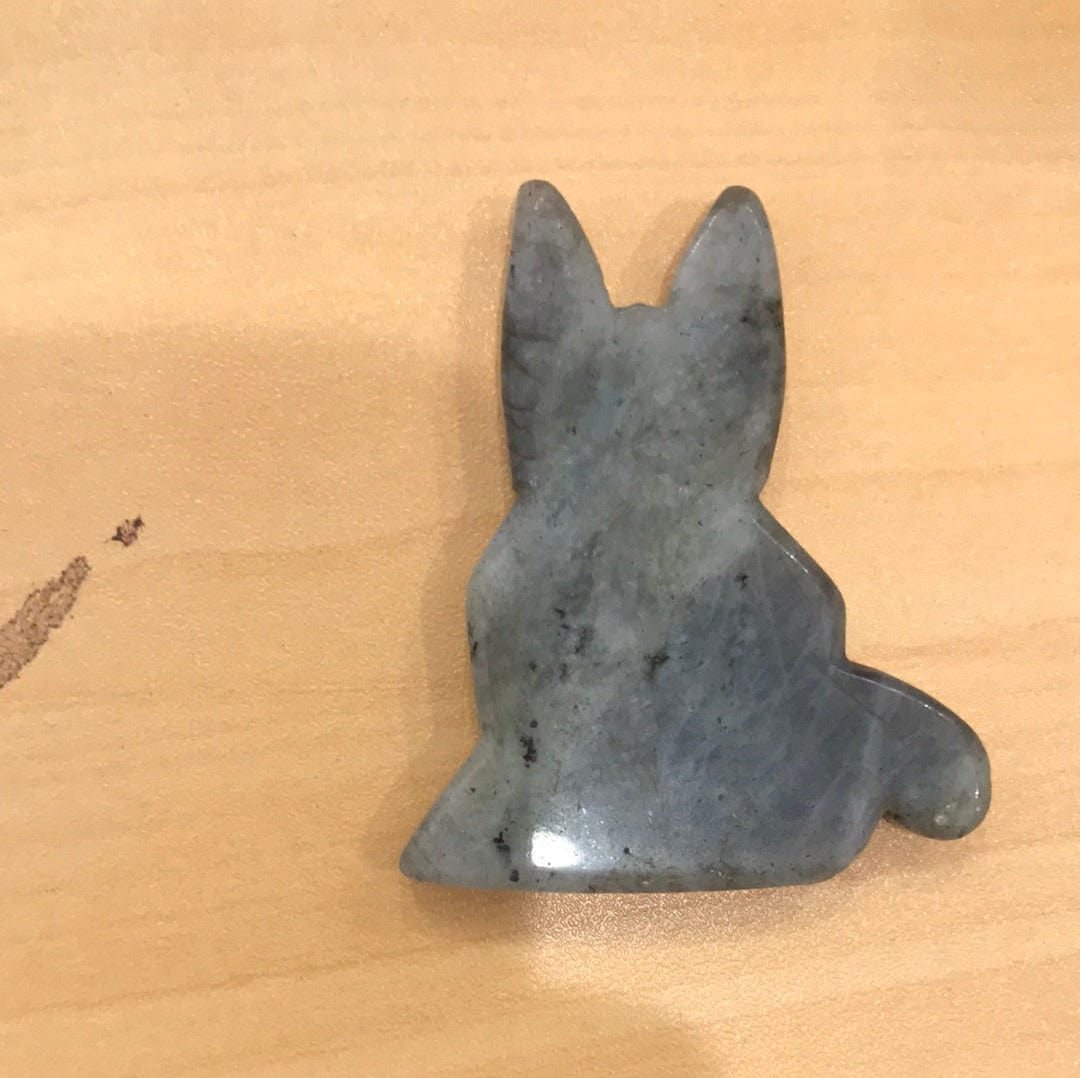 Crystal Cat - Flat, assorted stones (POS) Dainty Crystals Labradorite