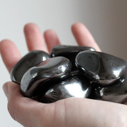 Tumbled Hematite Dainty Crystals Large