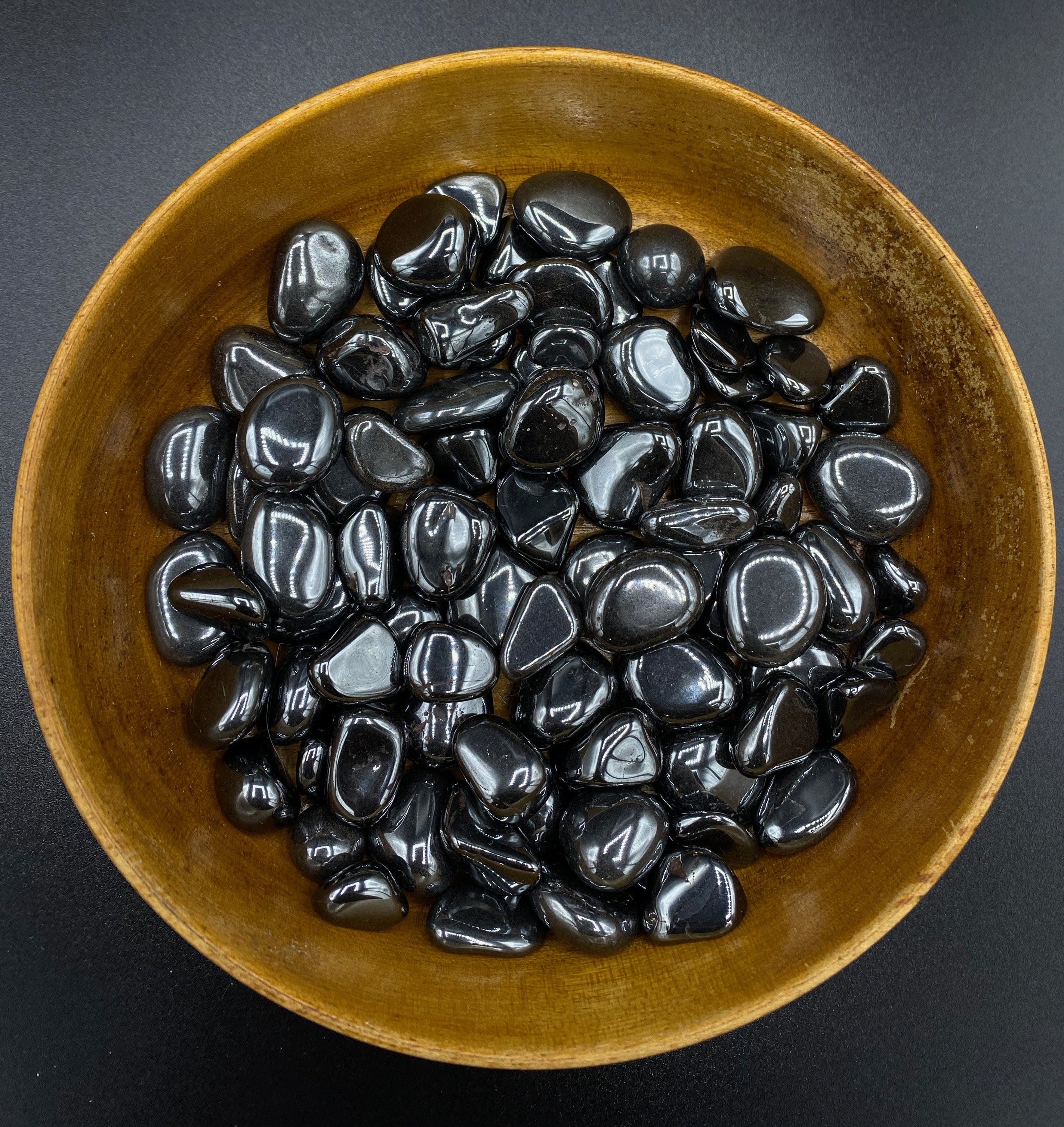 Tumbled Hematite Dainty Crystals Mini