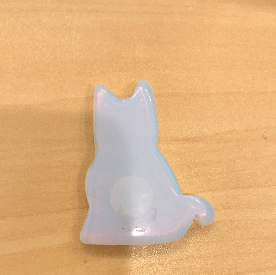 Crystal Cat - Flat, assorted stones (POS) Dainty Crystals Opalite