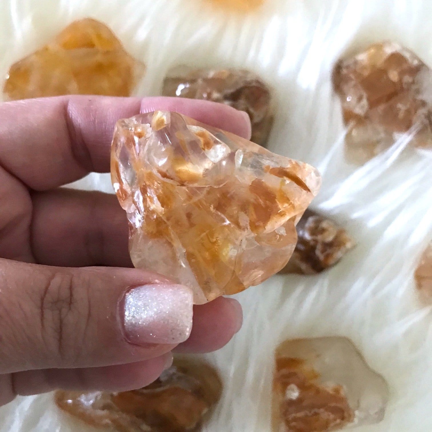 Tumbled Golden Healer Quartz (Freeform) Dainty Crystals