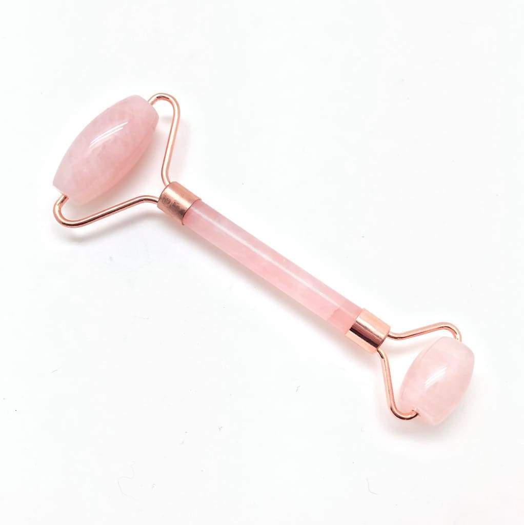 Rose Quartz Crystal Face Roller Dainty Health + Wellness