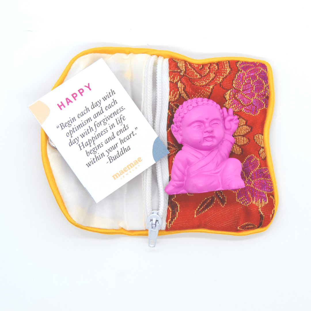 Happy Baby Buddha Dainty Home Decor MaeMae Jewelry | Happy Baby Buddha Figurine | Collectibles