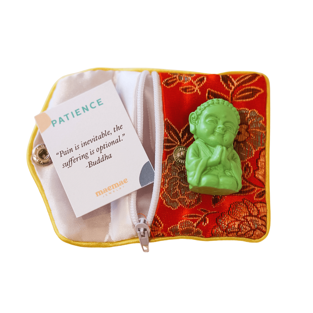 Patience Baby Buddha Dainty Home Decor MaeMae Jewelry | Patience Baby Buddha Figurine | Collectibles