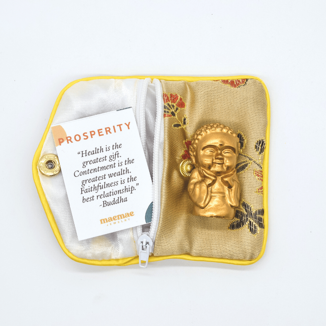 Prosperity Baby Buddha Dainty Home Decor MaeMae Jewelry | Prosperity Baby Buddha Figurine | Collectibles