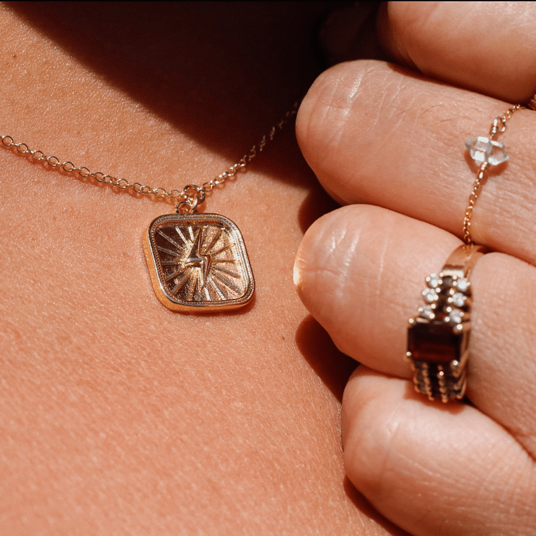 I Am The Light Necklace Dainty