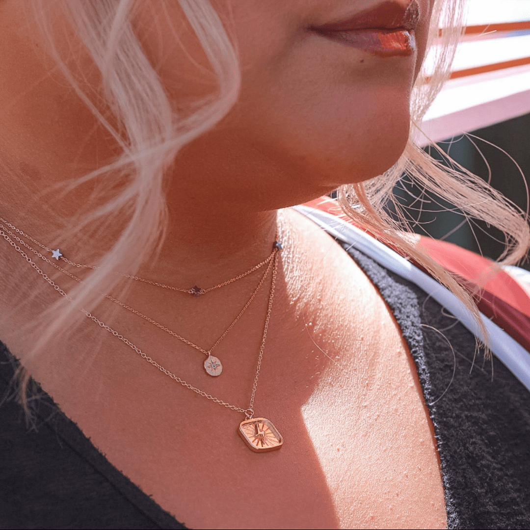 I Am The Light Necklace Dainty