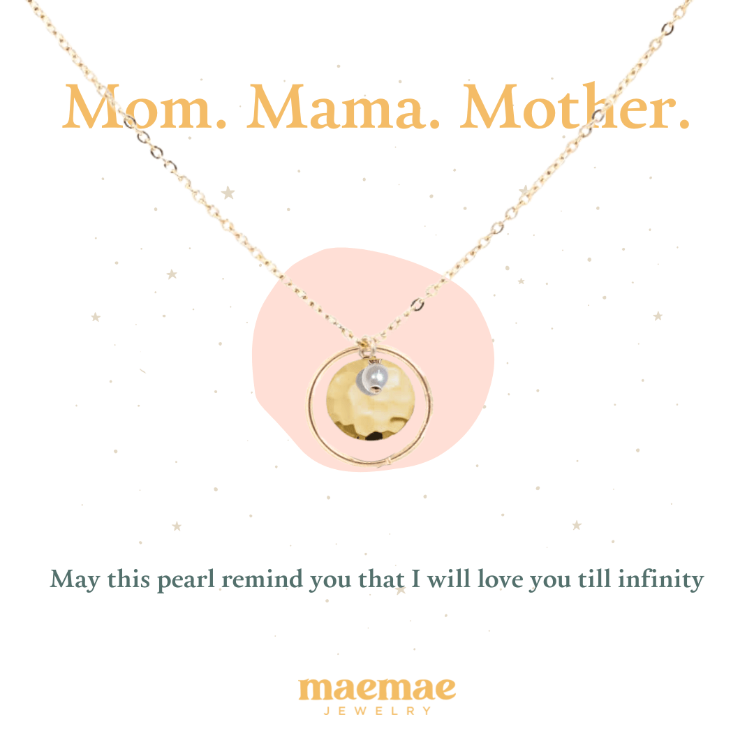 Dainty sales mothers necklace