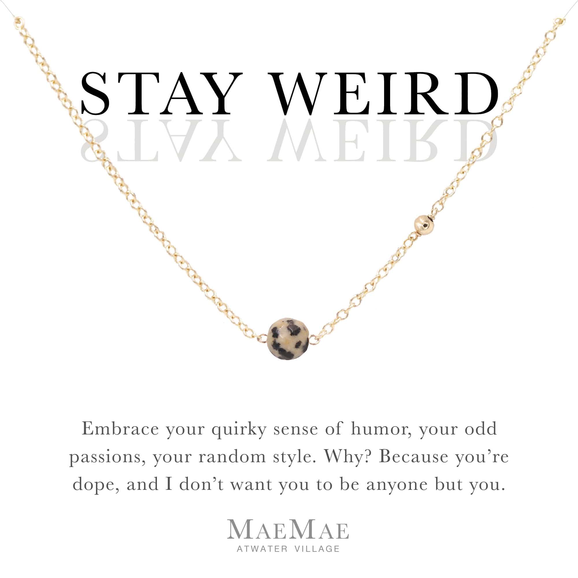 Dalmatian Jasper Necklace 14k gold filled crystal necklace