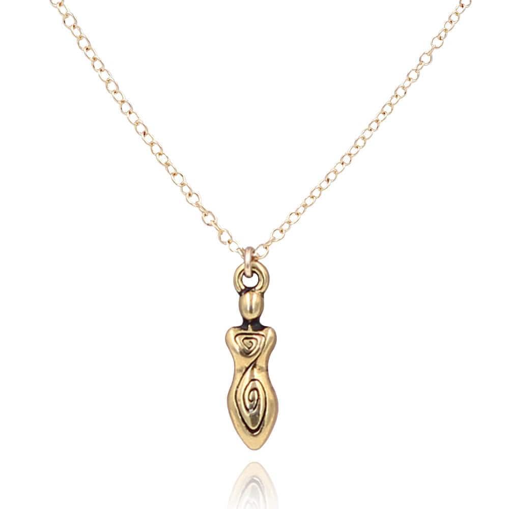 Goddess of Fertility Necklace Dainty Necklace 14k Gold Filled / 16" - 18" Goddess of Fertility Necklace | Fertility Jewelry | Fertility Necklace | MaeMae Jewelry