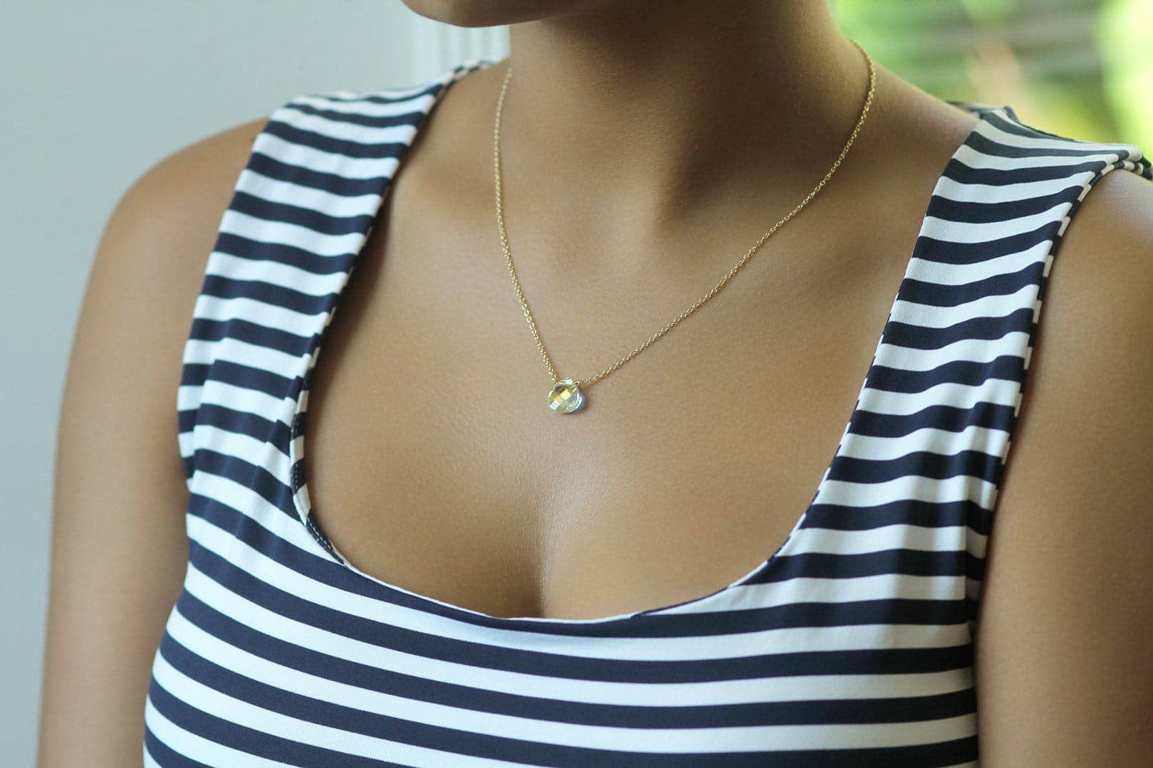 "Believe" Crystal Pendant Necklace Necklace MaeMae Jewelry