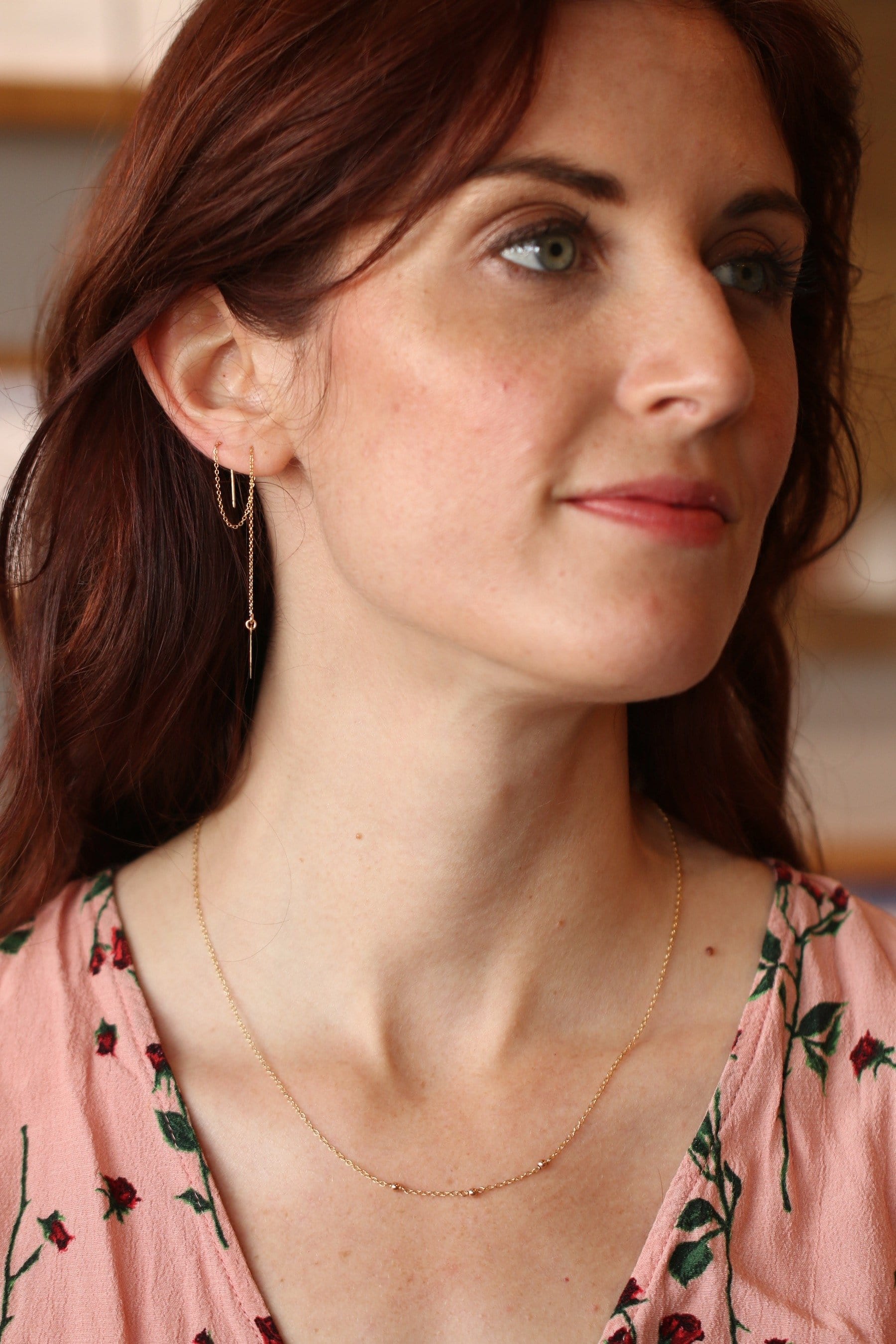 I Love Us Necklace Dainty Necklace MaeMae Jewelry | I Love Us Necklace | Two-Toned Dainty & Minimal