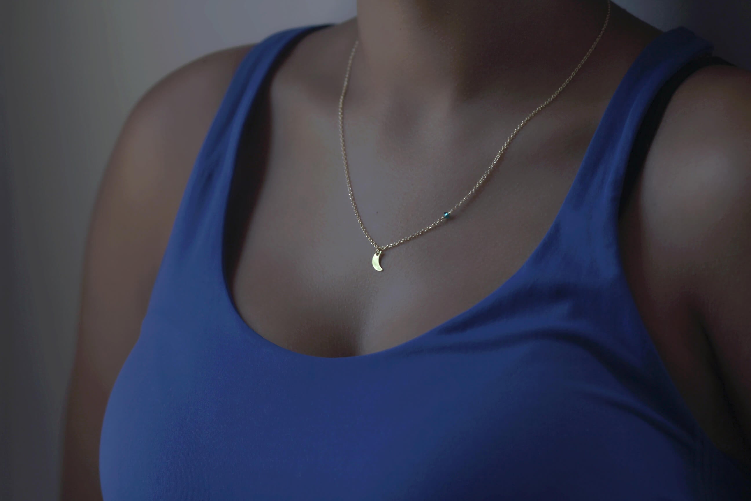 I Love You To The Moon And Back Necklace Dainty Necklace MaeMae Jewelry | I Love You To The Moon And Back Necklace | Gold or Silver