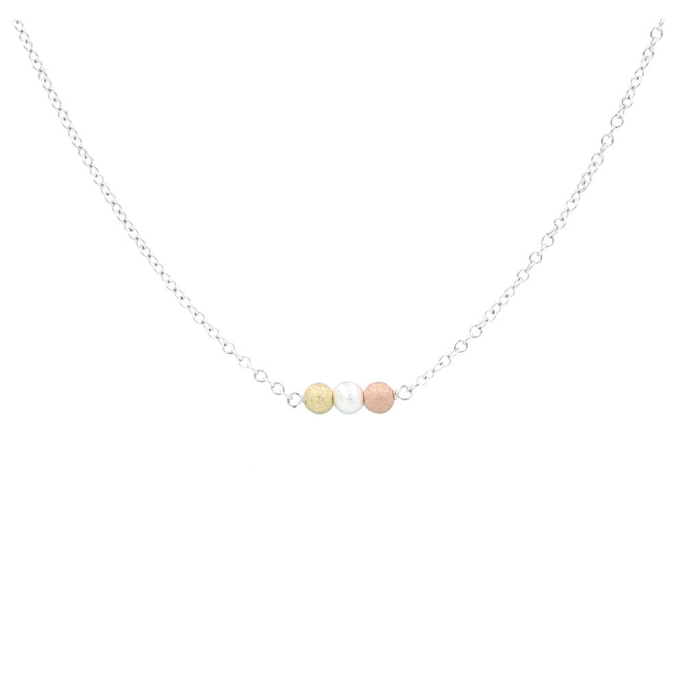 Just Breathe Necklace Necklace MaeMae Jewelry Sterling Silver Chain 16" - 18" Standard