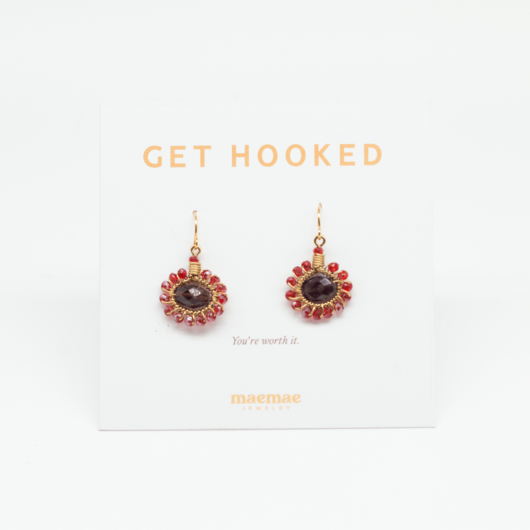 Red Evil Eye Earring Dainty