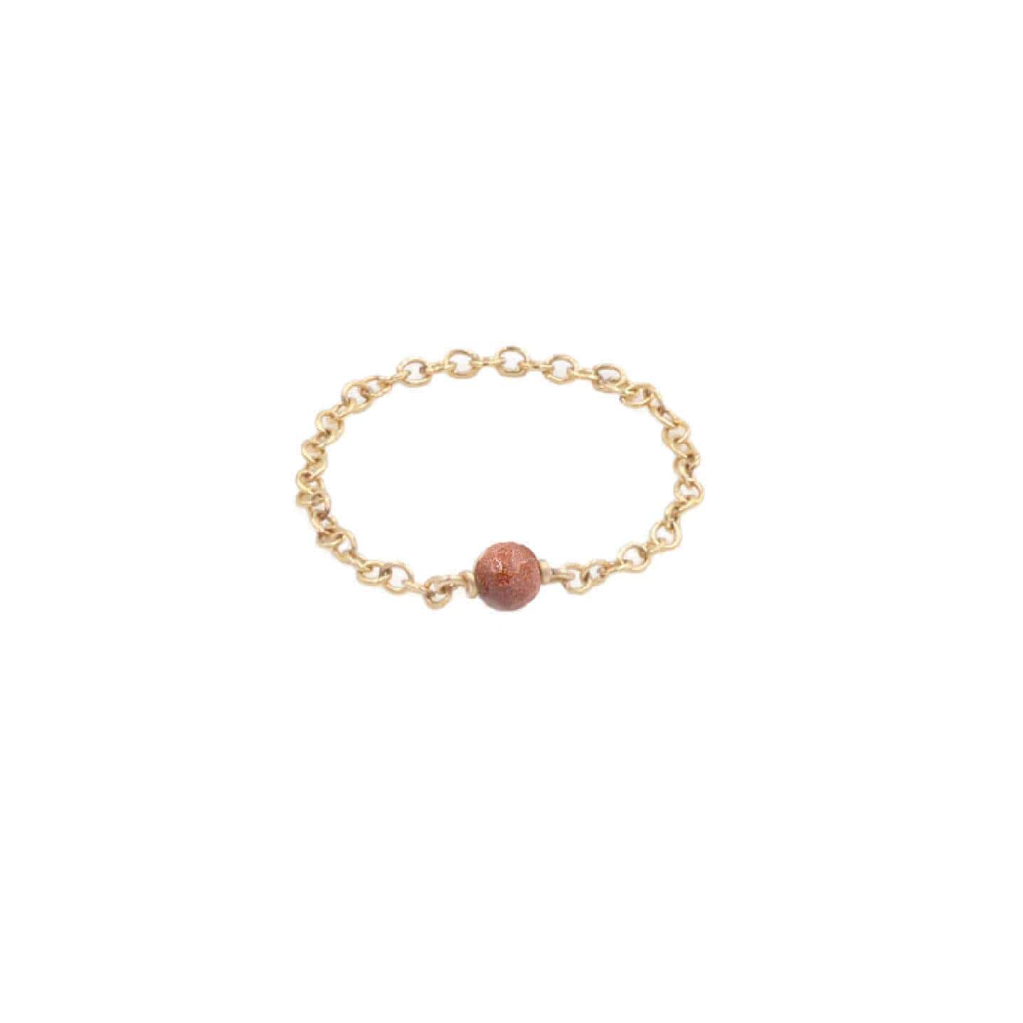 Goldstone Ring Bundle Dainty Ring