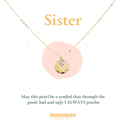 Sister Necklace Dainty