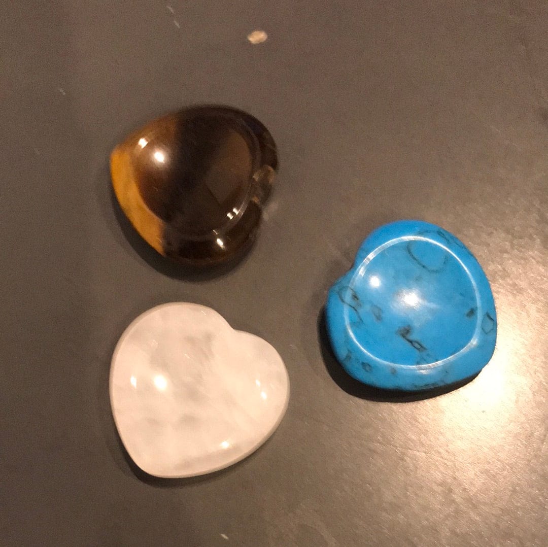 Small Heart Worry Stones Dainty