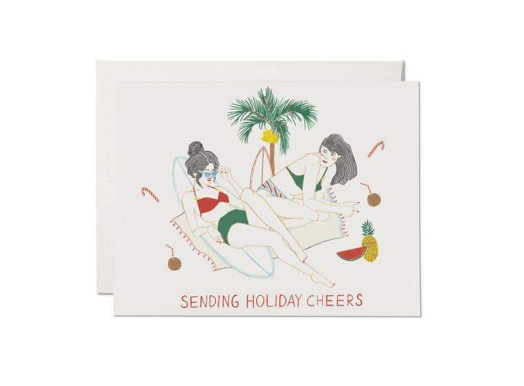 Sending Cheers Card Dainty