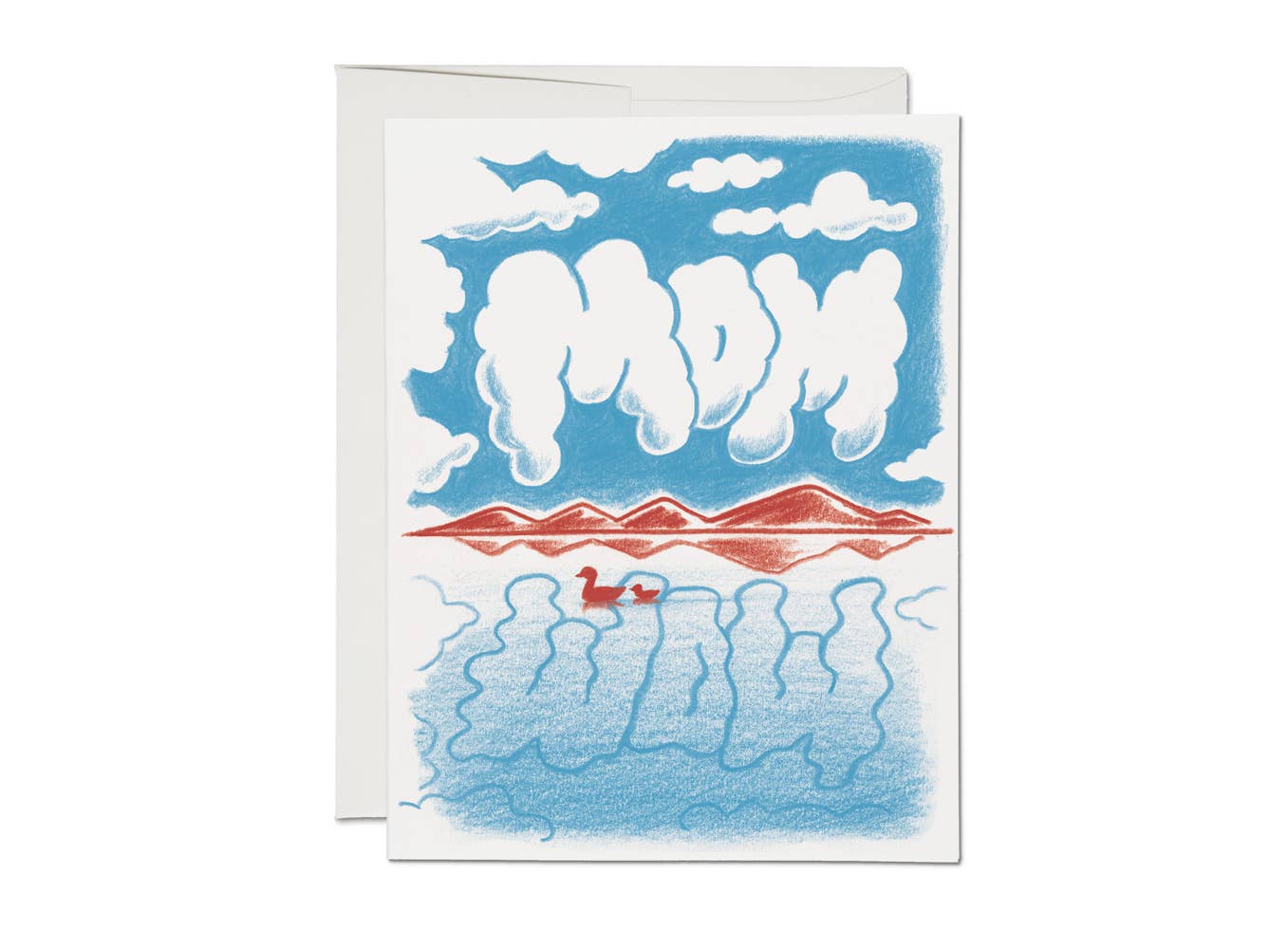 Wow Mom Mother's Day greeting card Dainty