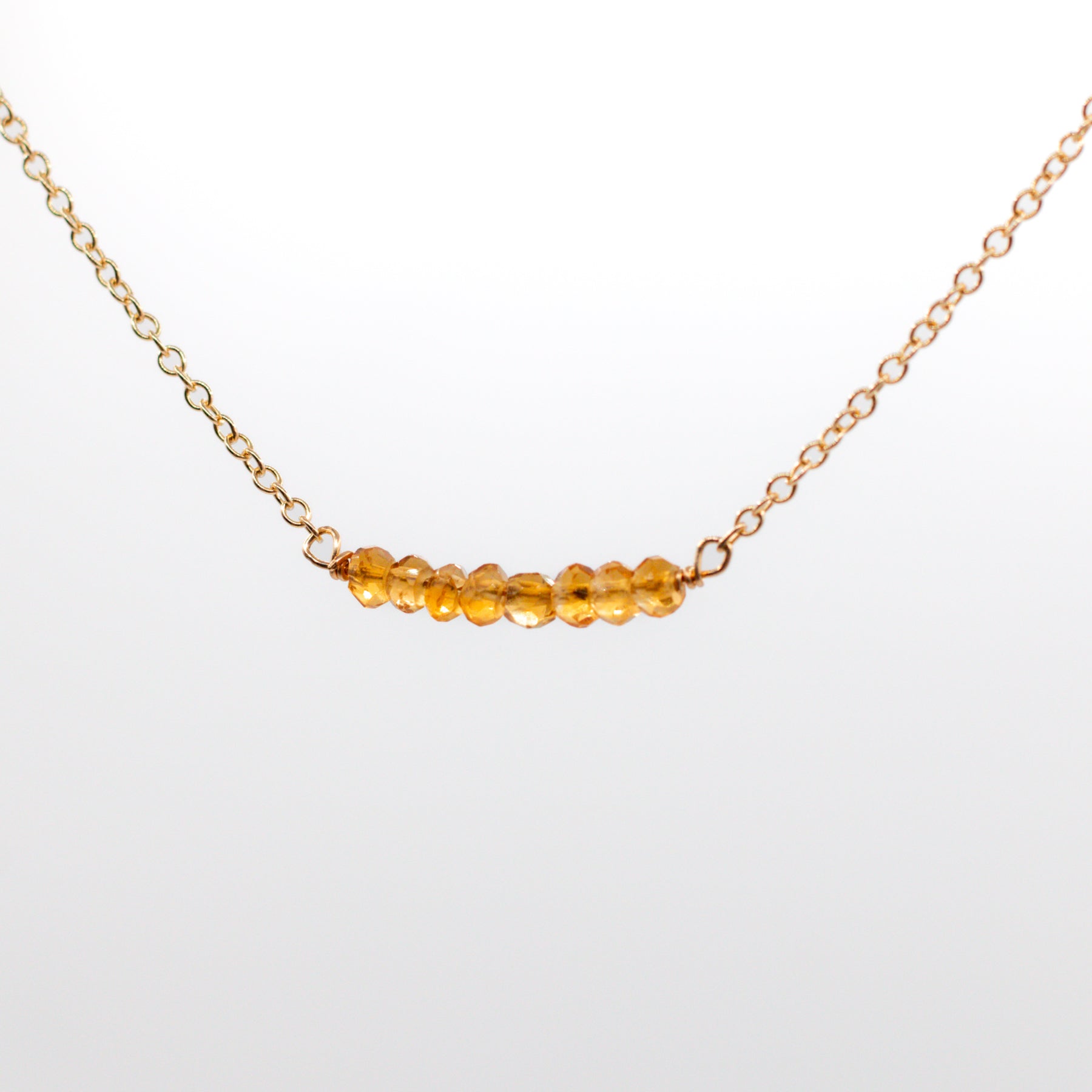 I Am Successful Necklace - Citrine - 14k Gold-Filled - MaeMae Jewelry