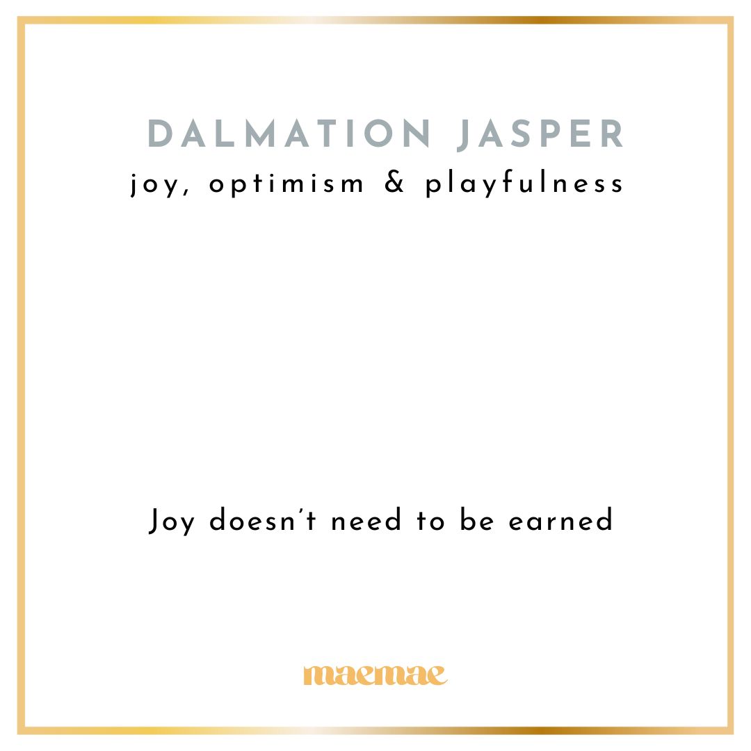 Dalmatian Jasper Stone Bracelet