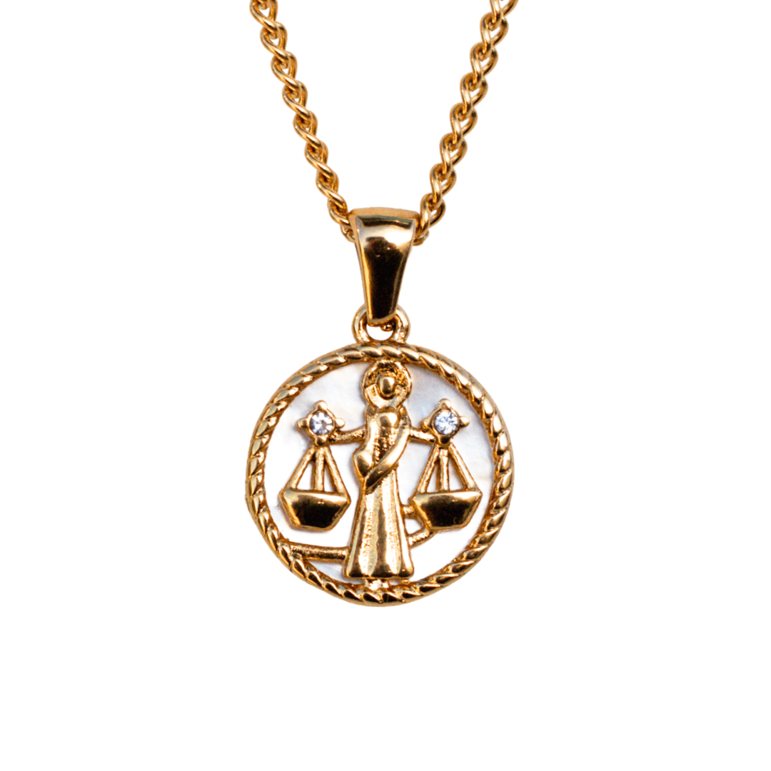 Zodiac Necklace Dainty Libra Zodiac Necklace - MaeMae Jewelry