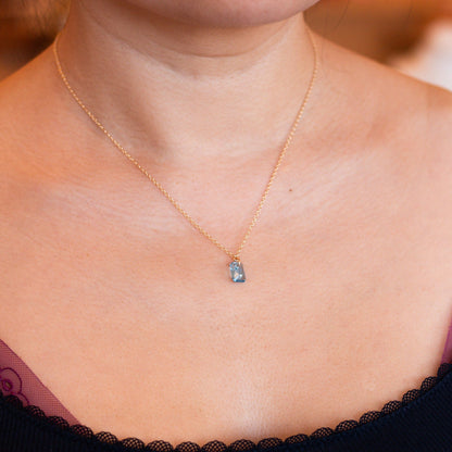 Birthstone Crystal Necklace Dainty Necklace