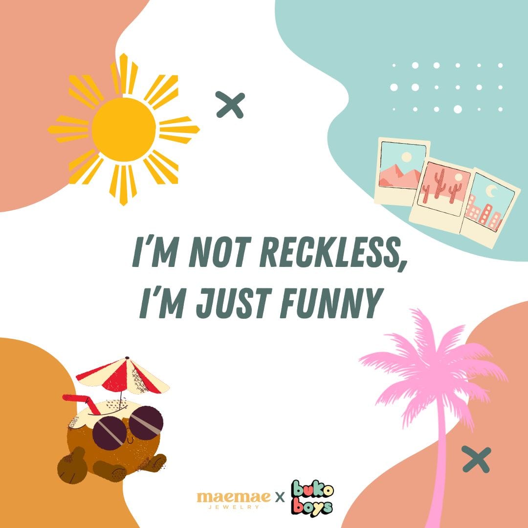 MaeMae x Buko Boys - I'm not Reckless Necklace Dainty Necklace Flower Agate Crystal Necklace | You Deserve All the Flowers