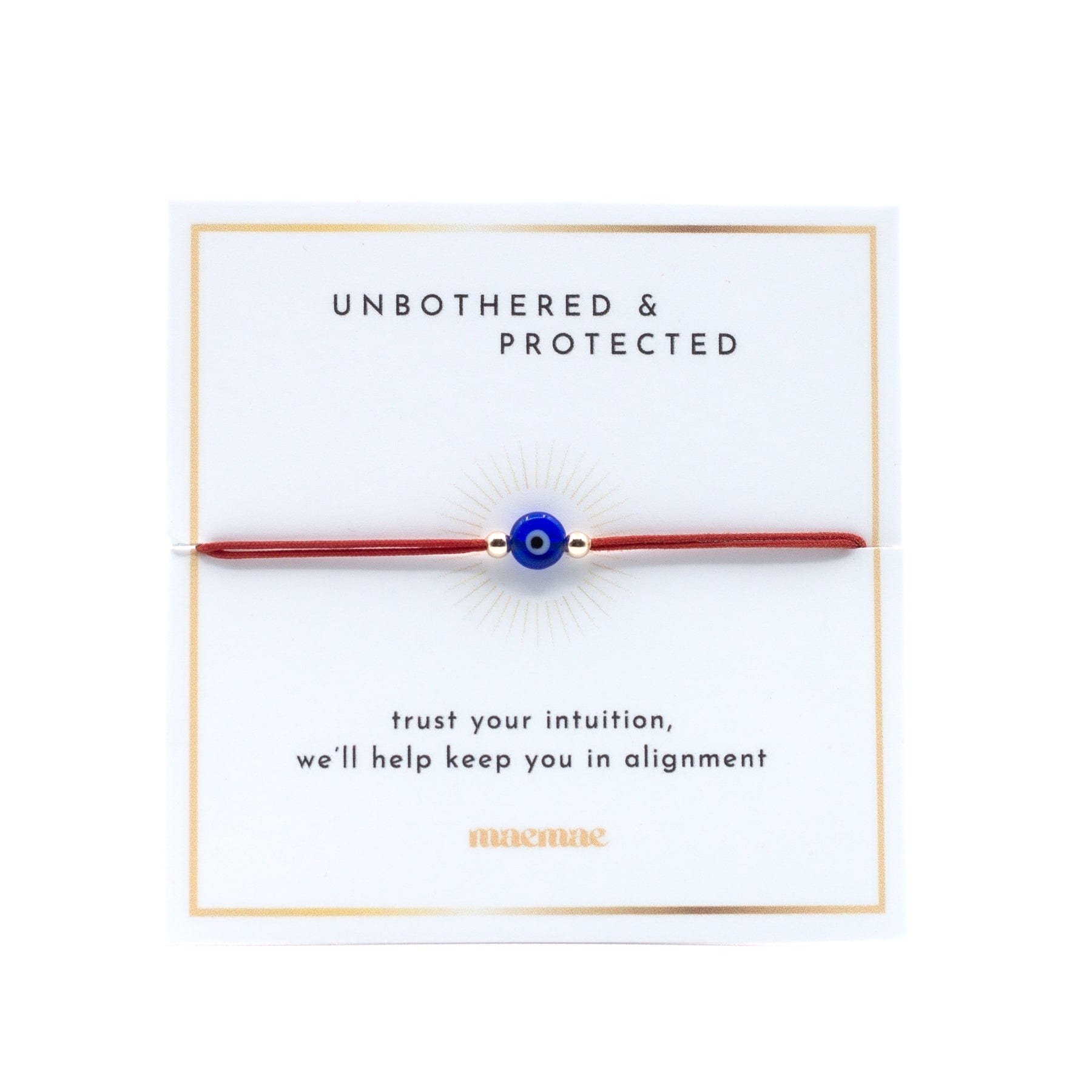 Unbothered & Protected String Bracelet Dainty Unbothered & Protected String Bracelet  - MaeMae Jewelry