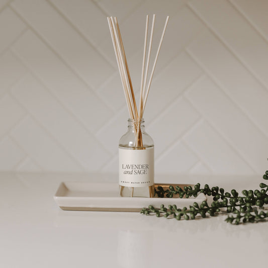 Lavender and Sage Reed Diffuser - Gifts & Home Decor Dainty