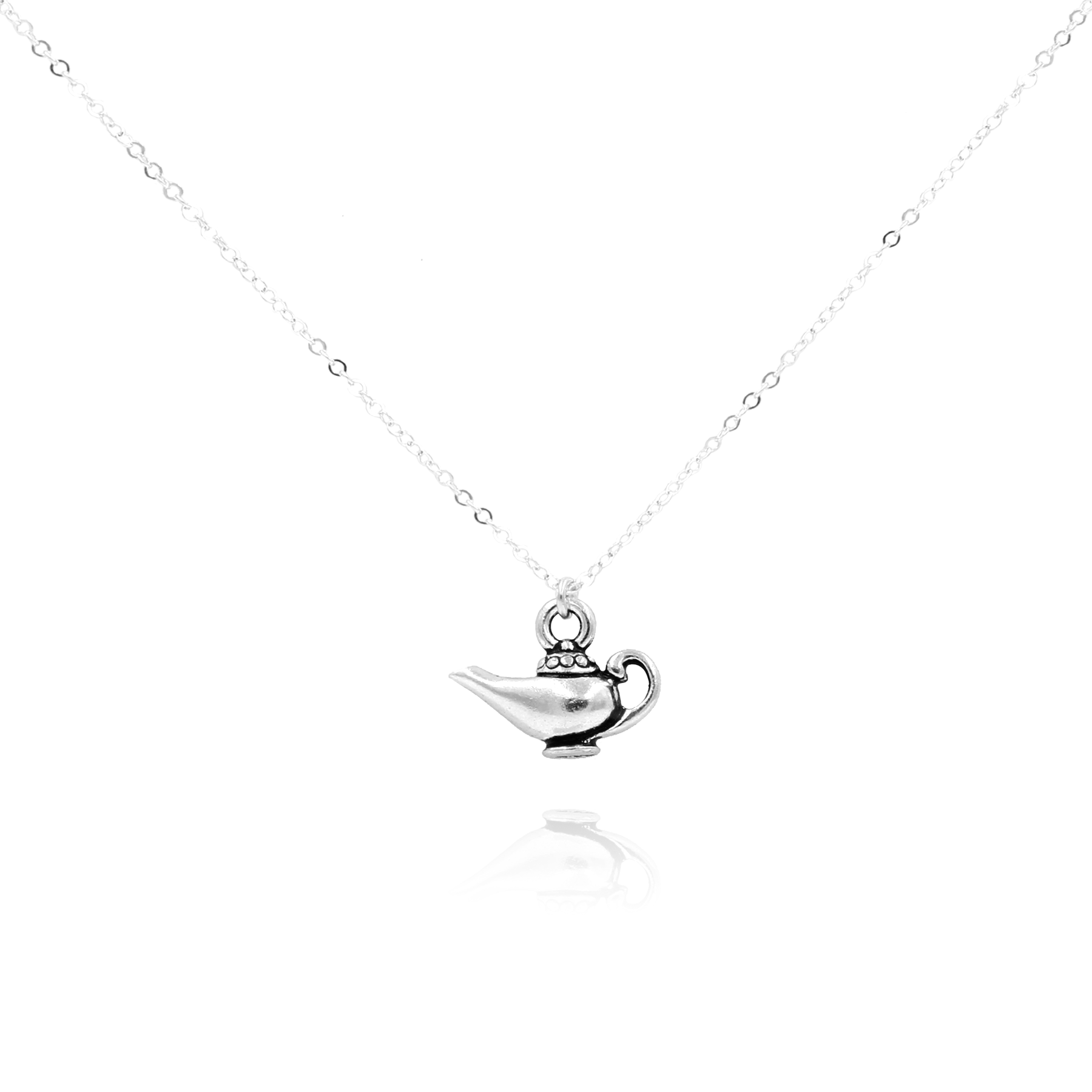 "The Great" Genie Lamp Necklace Dainty 14"-16" / Sterling Silver MaeMae Jewelry | "The Great" Genie Lamp Necklace