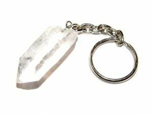 Raw Stone Crystal Keychain Dainty Accessories Crystal Quartz Genuine Crystal Point Keychains | Natural Stone | Rough Crystals